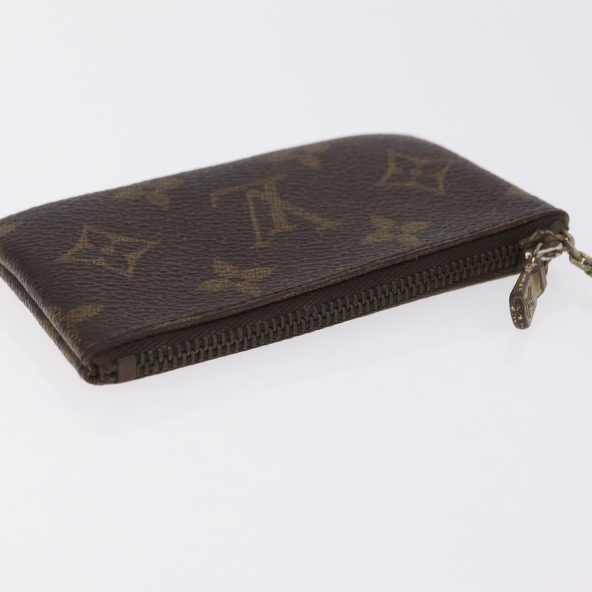 LOUIS VUITTON Monogram Pochette Cles Coin Purse M62650 LV Auth 206139