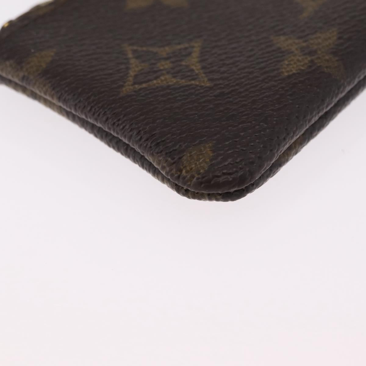 LOUIS VUITTON Monogram Pochette Cles Coin Purse M62650 LV Auth 206139