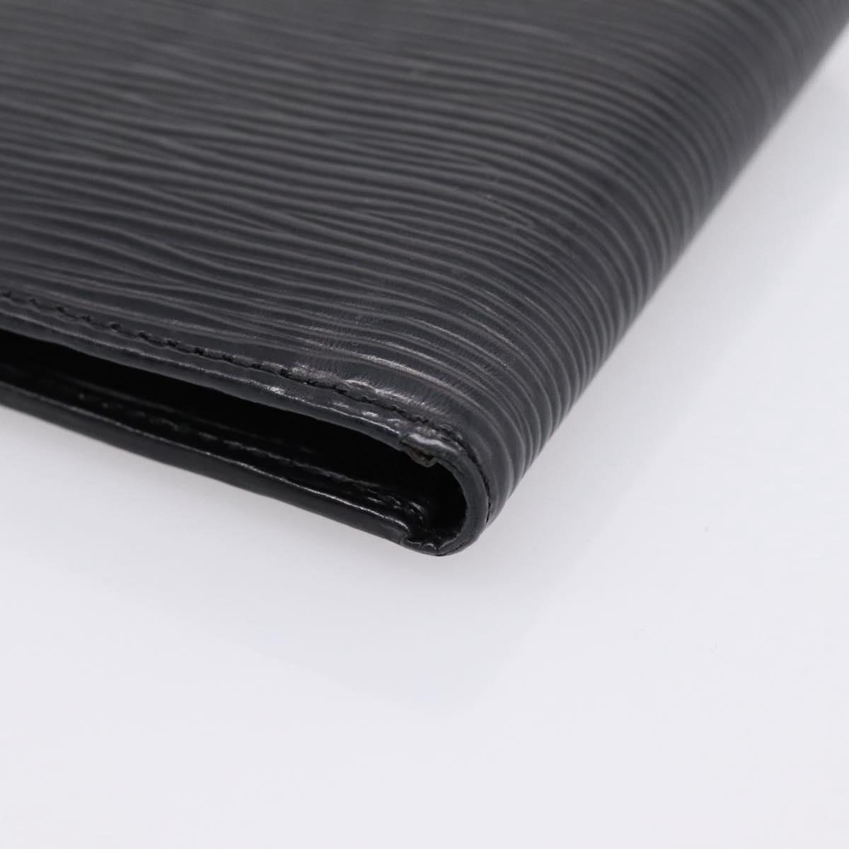 LOUIS VUITTON Epi Portefeuille Marco Bifold Wallet Black M63652 LV Auth 206143V