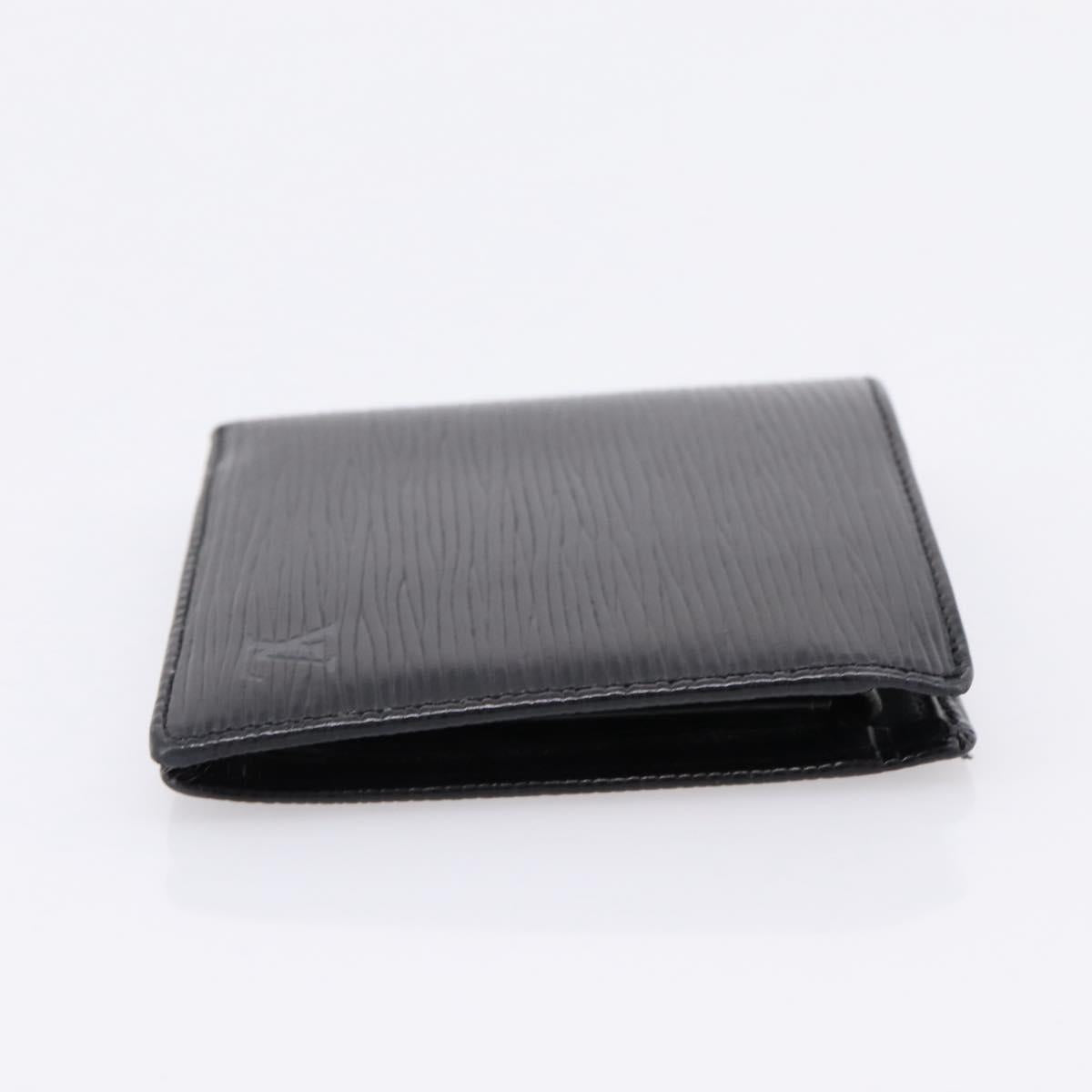 LOUIS VUITTON Epi Portefeuille Marco Bifold Wallet Black M63652 LV Auth 206143V