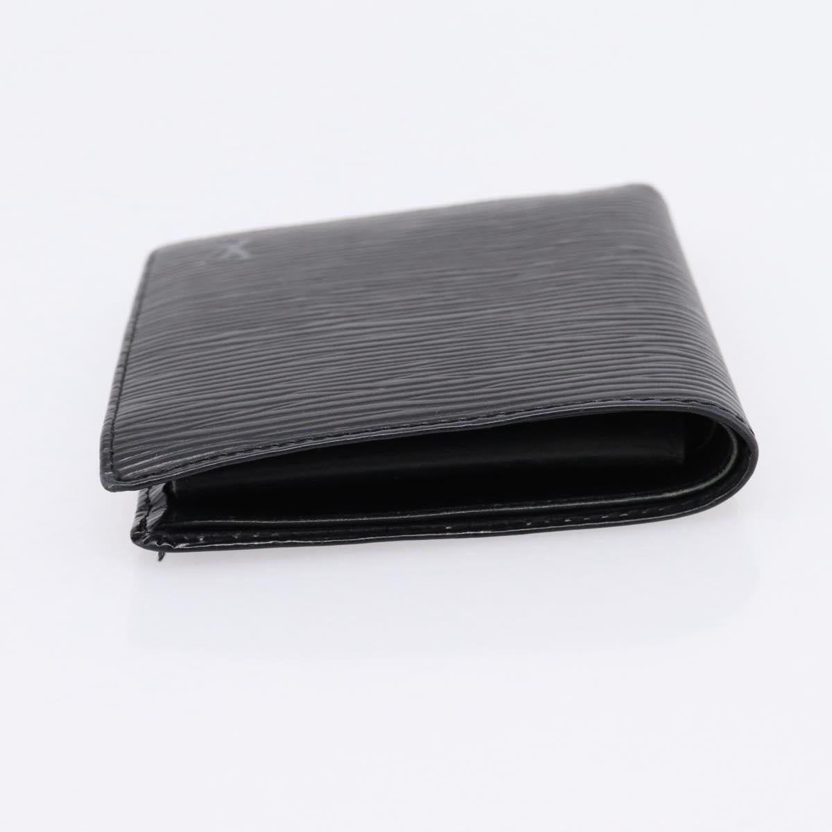 LOUIS VUITTON Epi Portefeuille Marco Bifold Wallet Black M63652 LV Auth 206143V