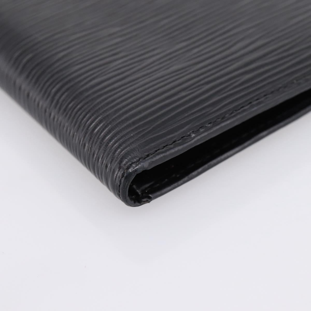 LOUIS VUITTON Epi Portefeuille Marco Bifold Wallet Black M63652 LV Auth 206143V