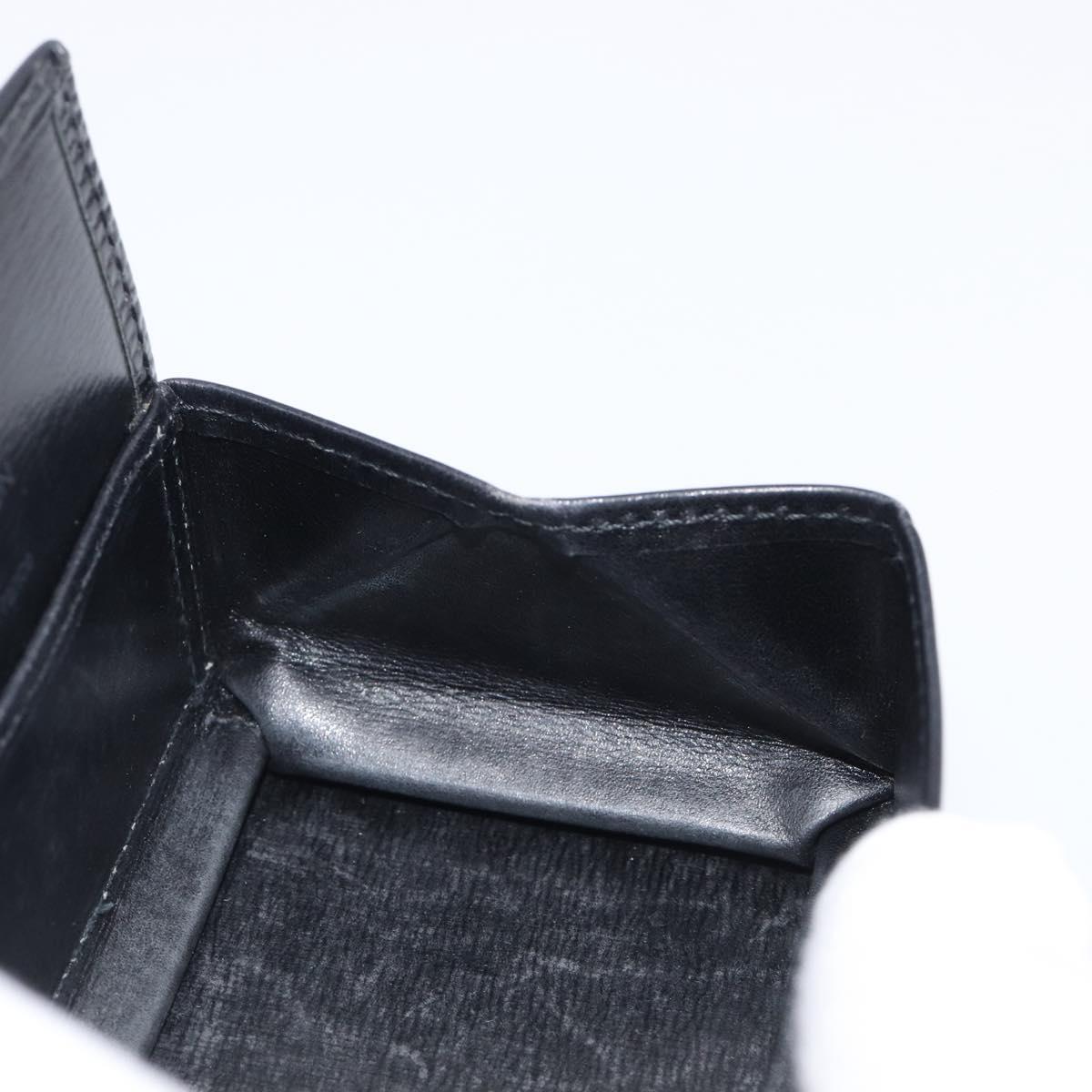 LOUIS VUITTON Epi Porte Monnaie Boite Coin Purse Black M63692 LV Auth 206145A