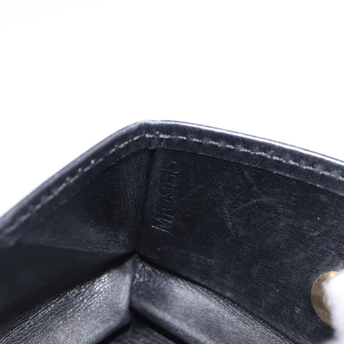 LOUIS VUITTON Epi Porte Monnaie Boite Coin Purse Black M63692 LV Auth 206145A