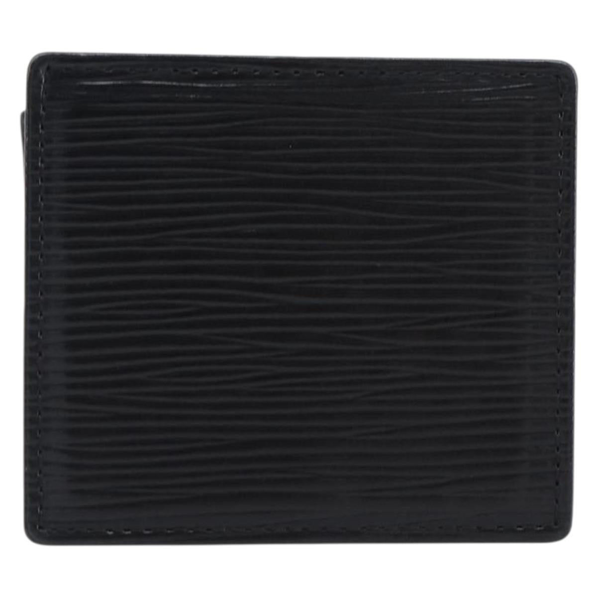 LOUIS VUITTON Epi Porte Monnaie Boite Coin Purse Black M63692 LV Auth 206145A