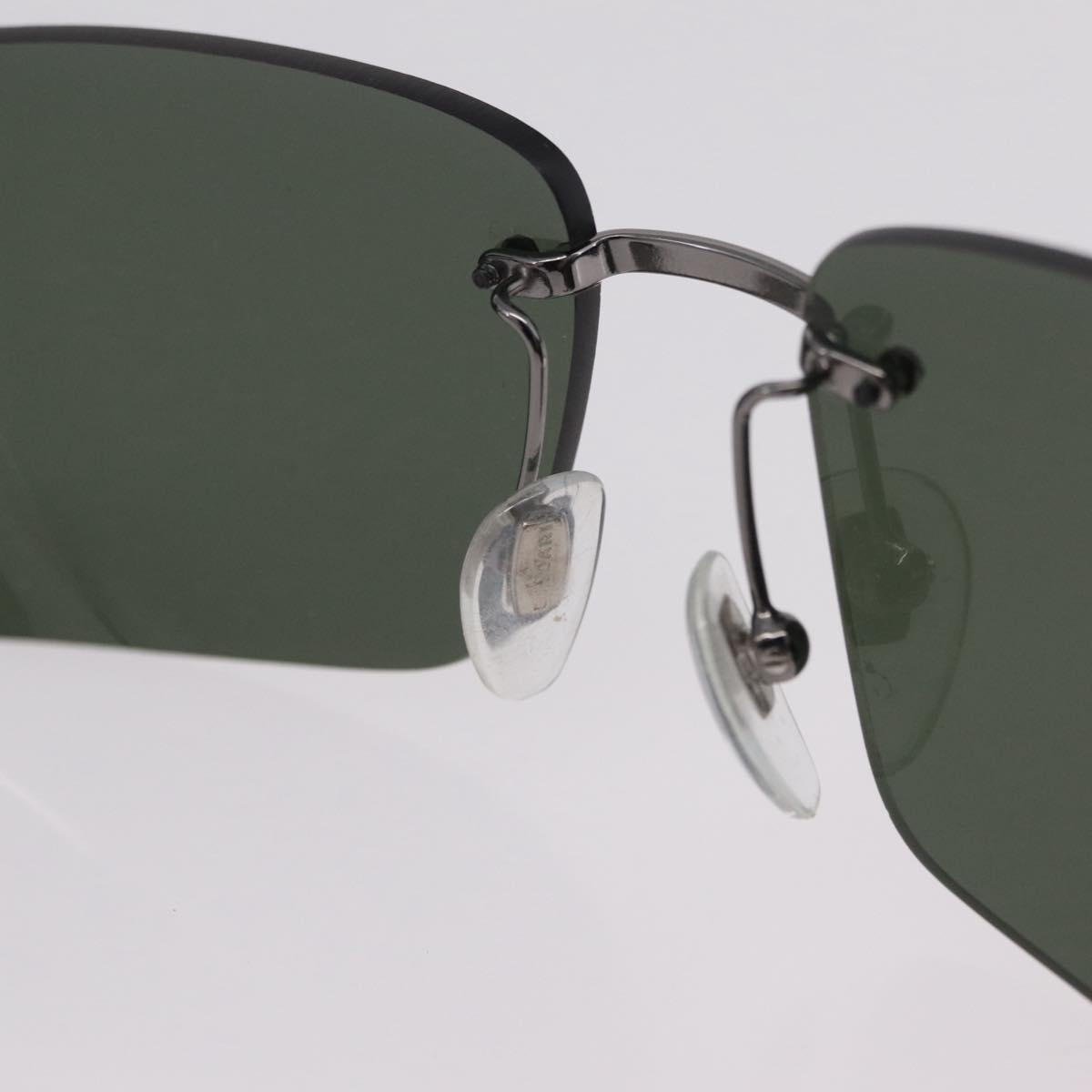 BVLGARI Sunglasses metal Silver Auth 206148V