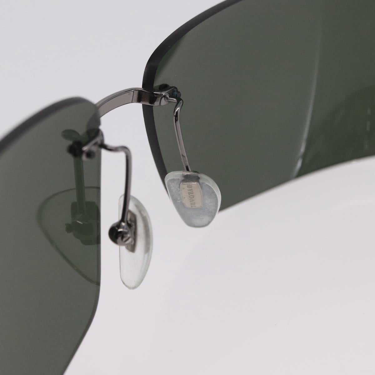 BVLGARI Sunglasses metal Silver Auth 206148V