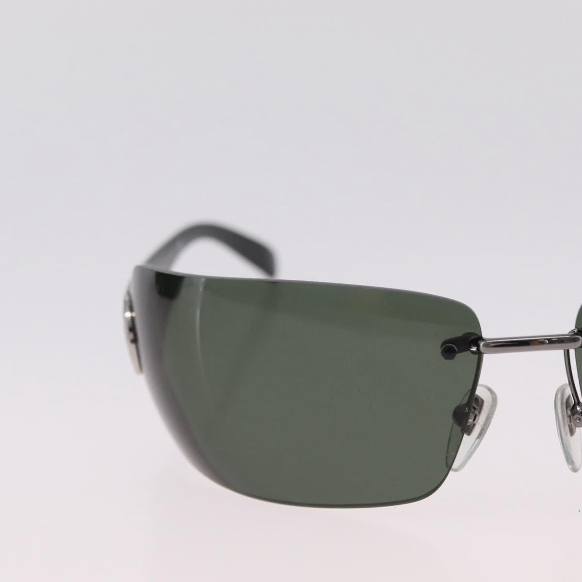 BVLGARI Sunglasses metal Silver Auth 206148V