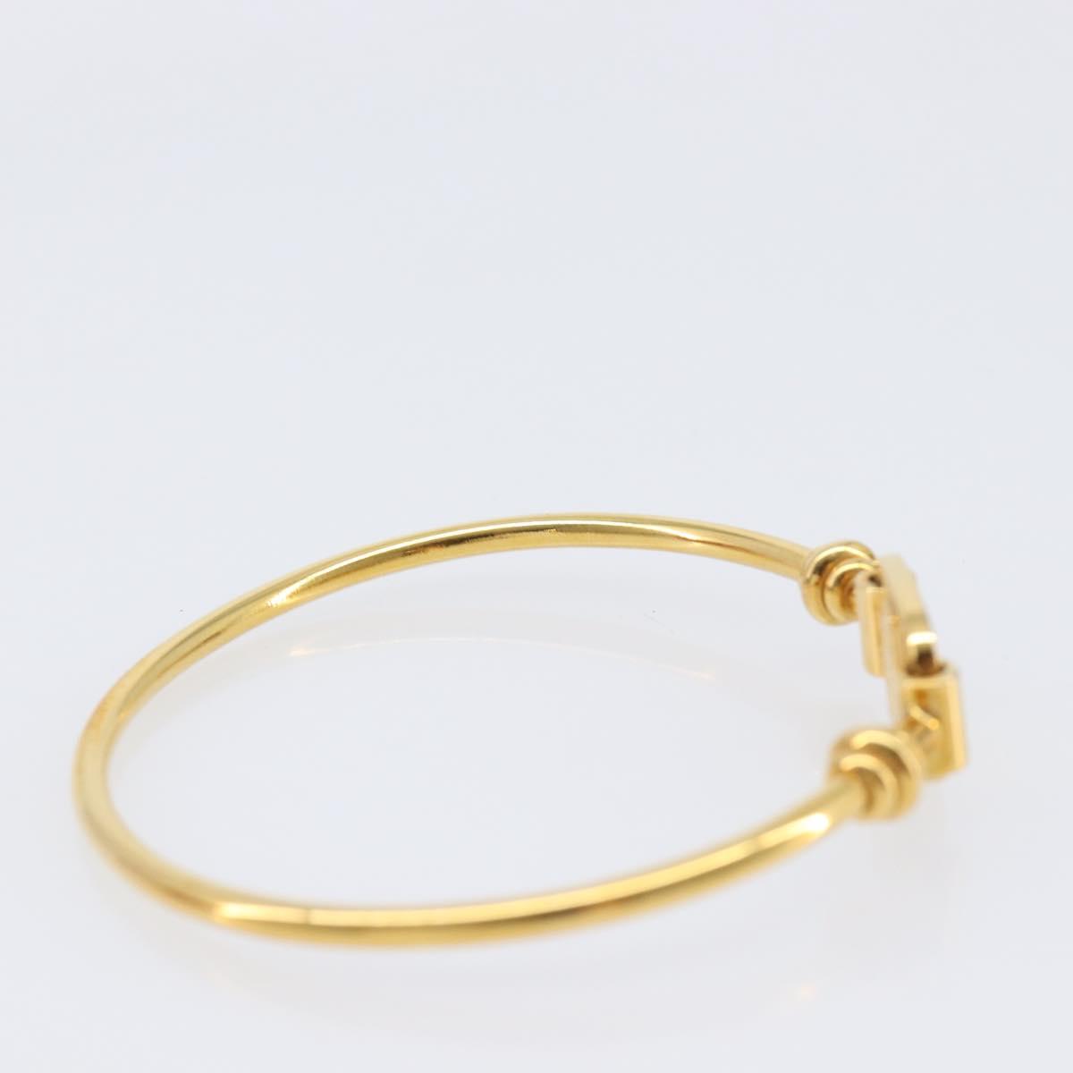Salvatore Ferragamo Vala Bracelet Metal Gold Tone Auth 206151V