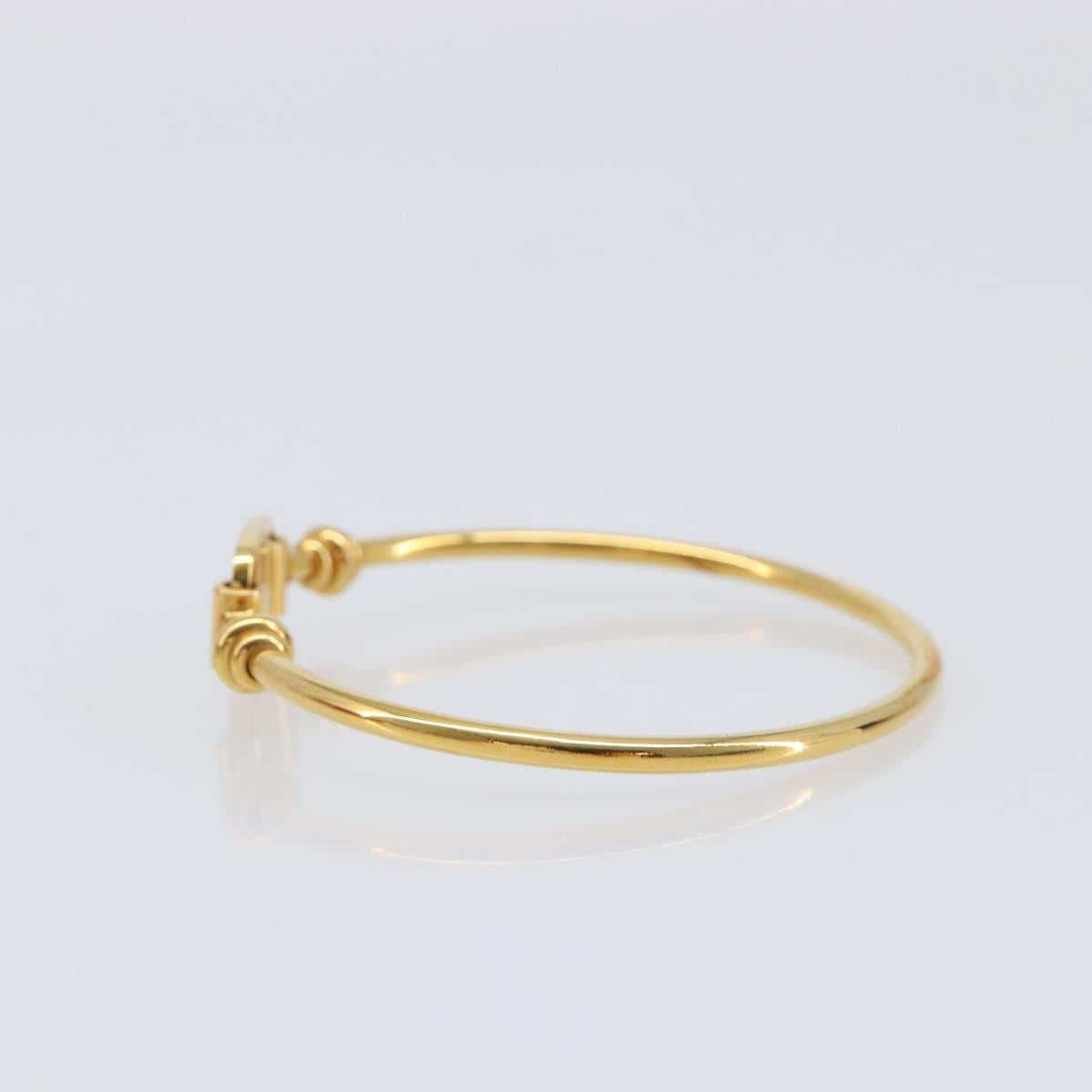 Salvatore Ferragamo Vala Bracelet Metal Gold Tone Auth 206151V