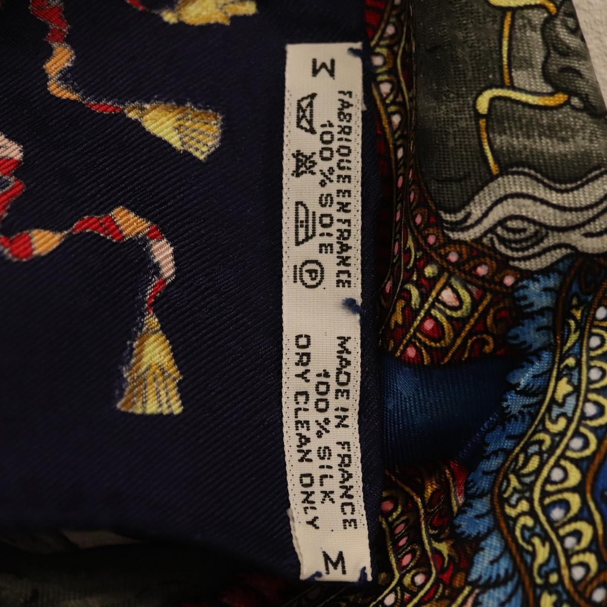 HERMES Carre 90 Scarf Silk Navy Auth 206154M