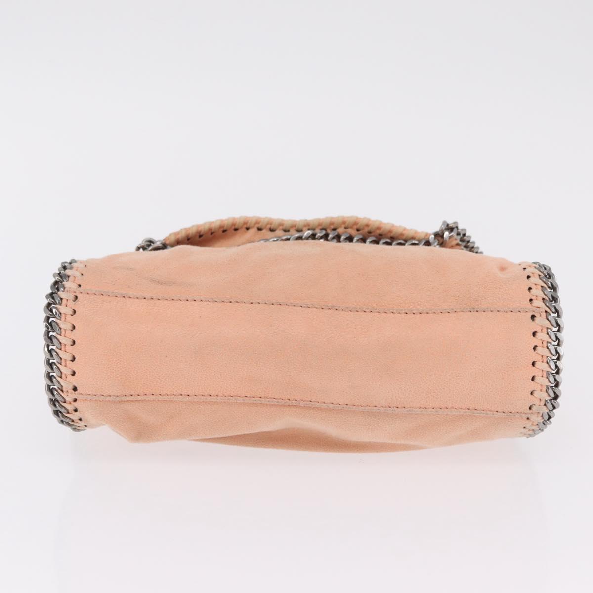 Stella McCartney Falabella Chain Bag Polyester Orange Silver 364519 Auth 206228