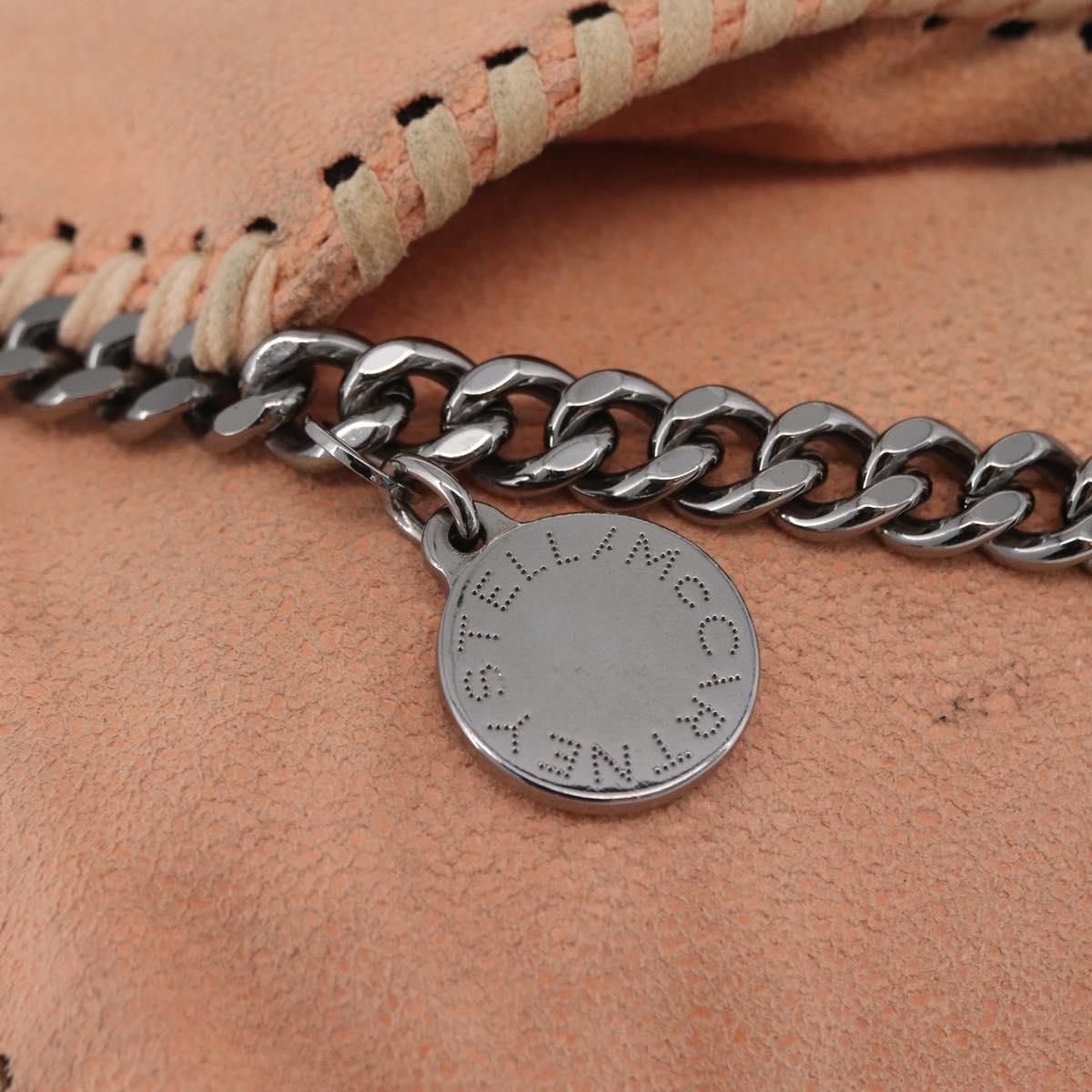 Stella McCartney Falabella Chain Bag Polyester Orange Silver 364519 Auth 206228