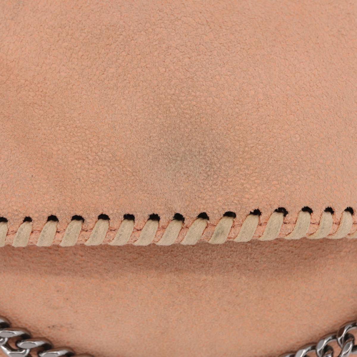 Stella McCartney Falabella Chain Bag Polyester Orange Silver 364519 Auth 206228