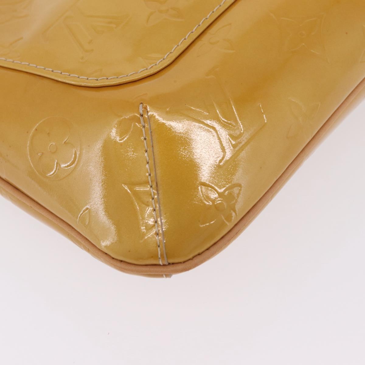 LOUIS VUITTON Monogram Vernis Thompson Street Bag Beige M91301 LV Auth 206229A