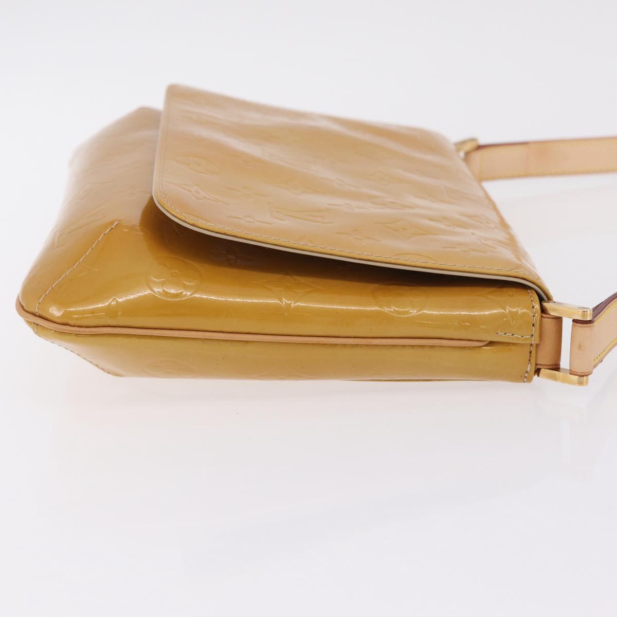 LOUIS VUITTON Monogram Vernis Thompson Street Bag Beige M91301 LV Auth 206229A