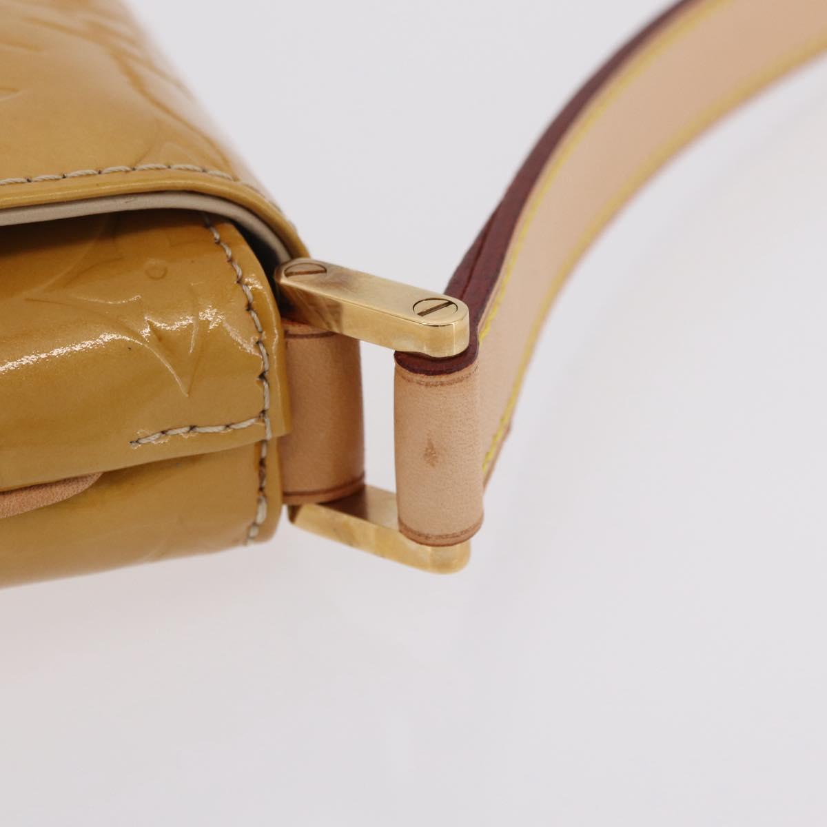 LOUIS VUITTON Monogram Vernis Thompson Street Bag Beige M91301 LV Auth 206229A