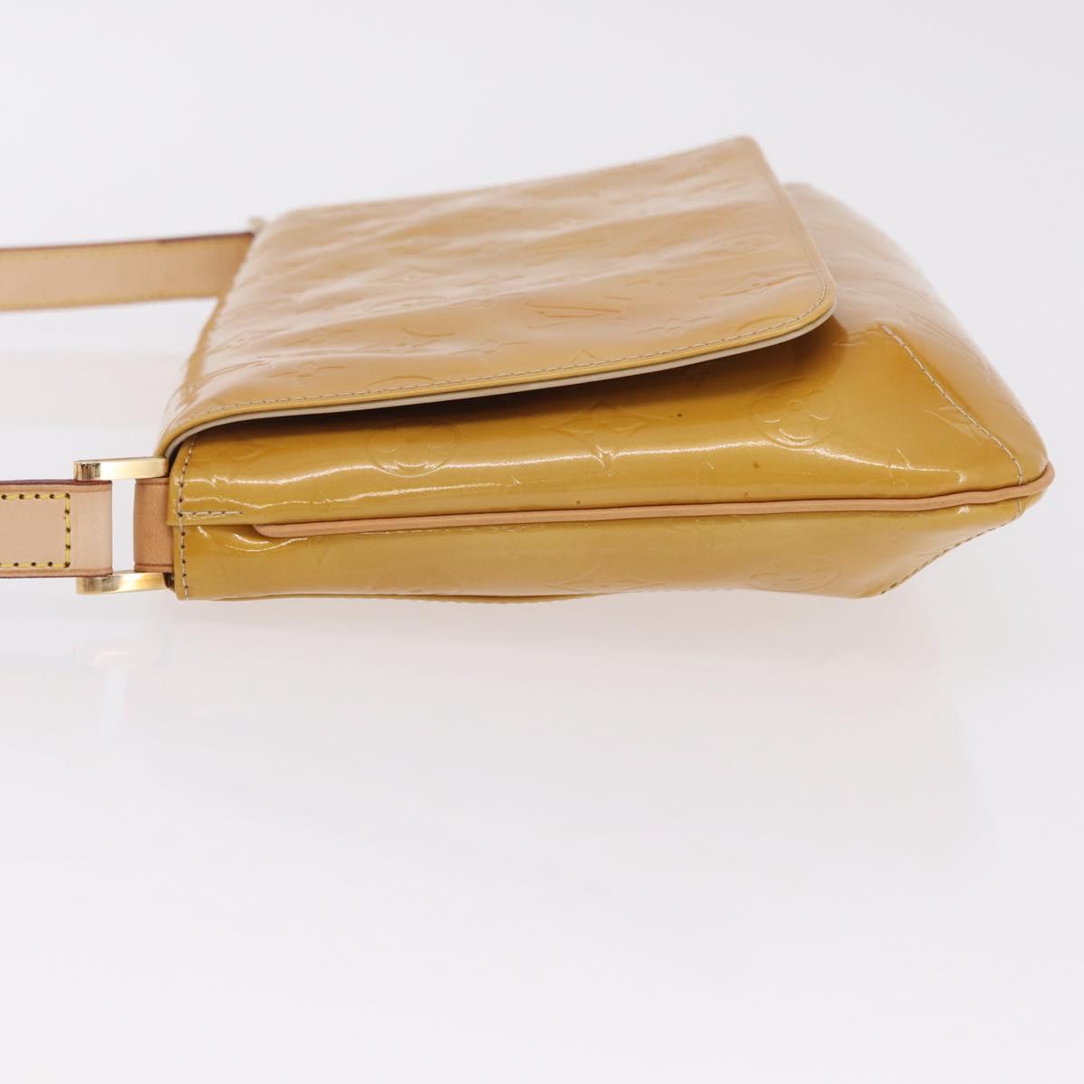 LOUIS VUITTON Monogram Vernis Thompson Street Bag Beige M91301 LV Auth 206229A