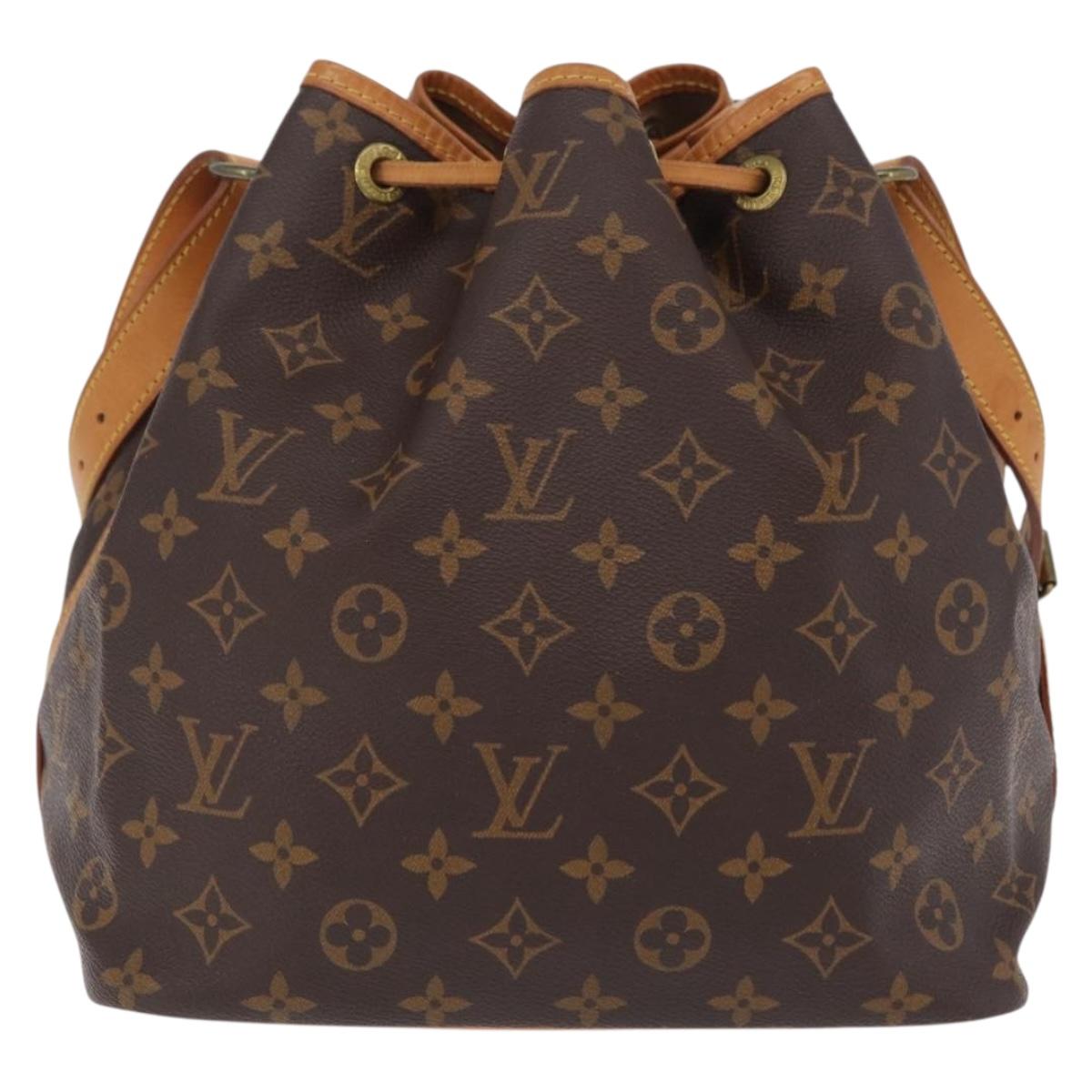 LOUIS VUITTON Monogram Petit Noe Shoulder Bag M42226 LV Auth 206234V
