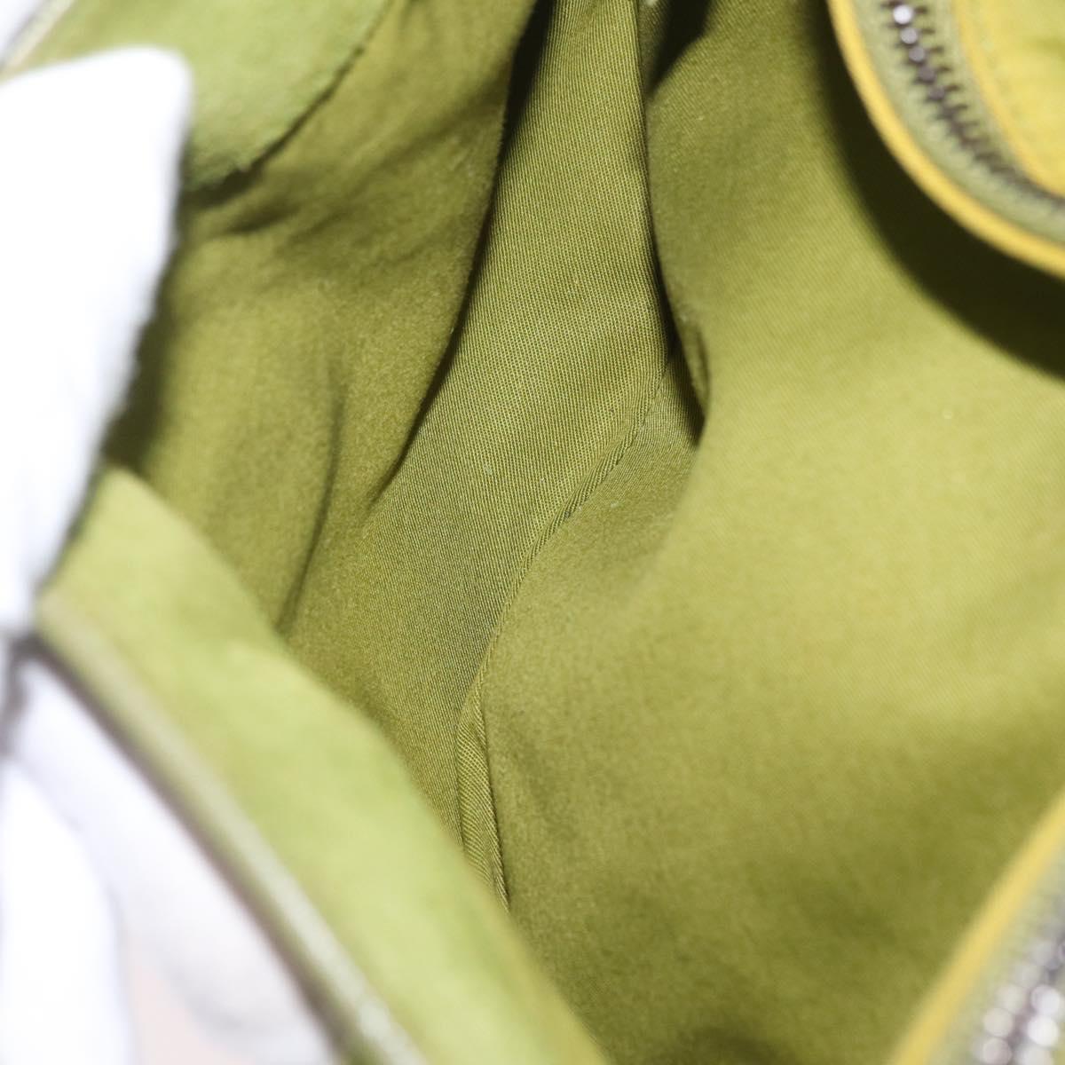 Miu Miu Shoulder Bag Suede Green Auth 206238A