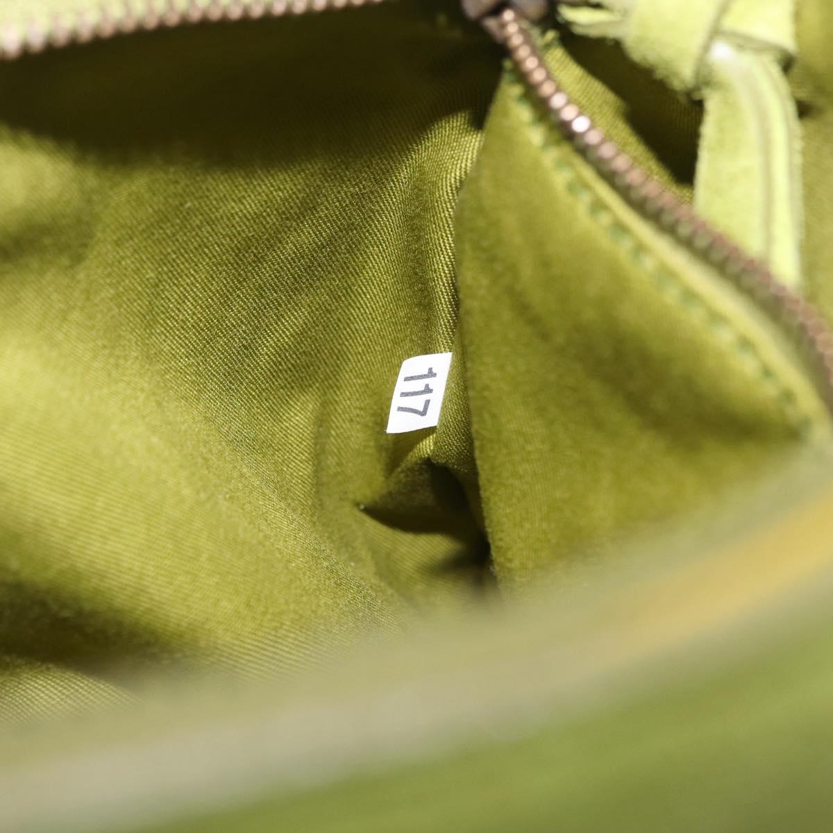 Miu Miu Shoulder Bag Suede Green Auth 206238A