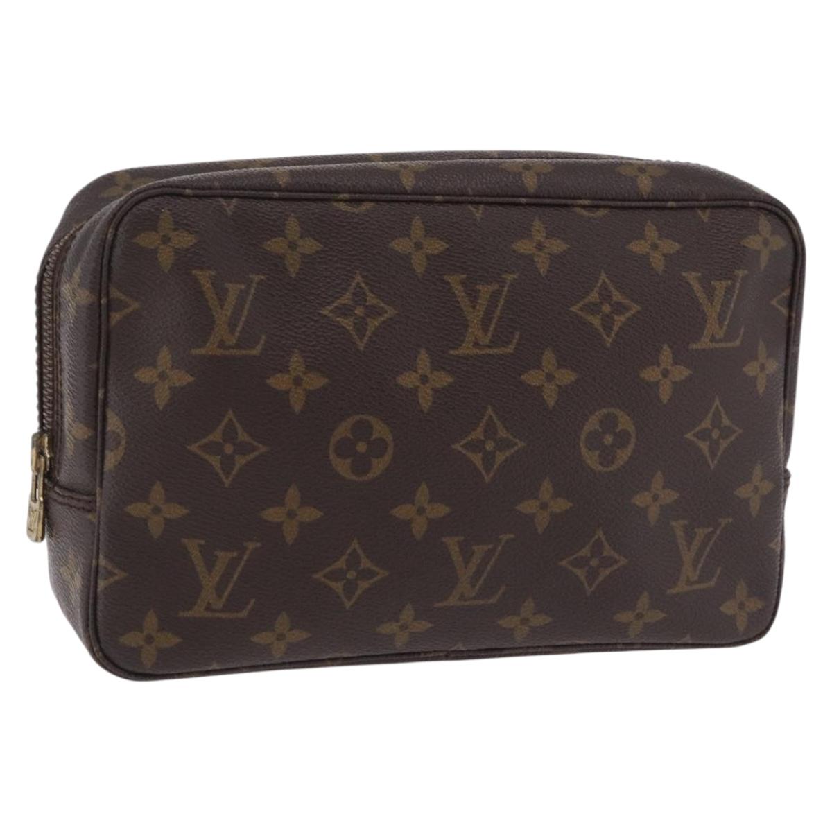 LOUIS VUITTON Monogram Trousse Toilette 28 Clutch Bag M47522 LV Auth 206244