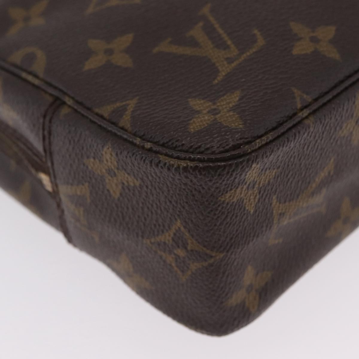 LOUIS VUITTON Monogram Trousse Toilette 28 Clutch Bag M47522 LV Auth 206244