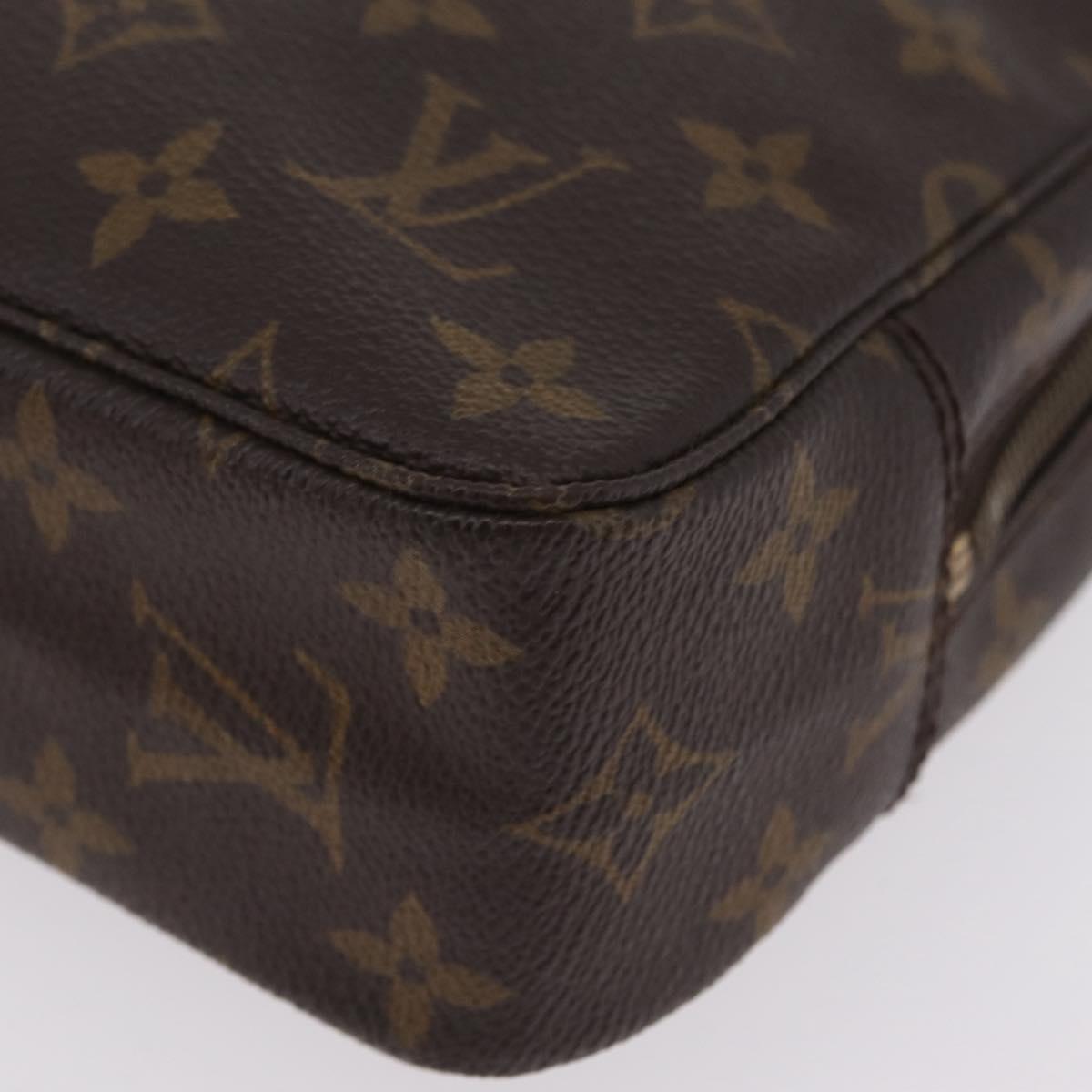 LOUIS VUITTON Monogram Trousse Toilette 28 Clutch Bag M47522 LV Auth 206244