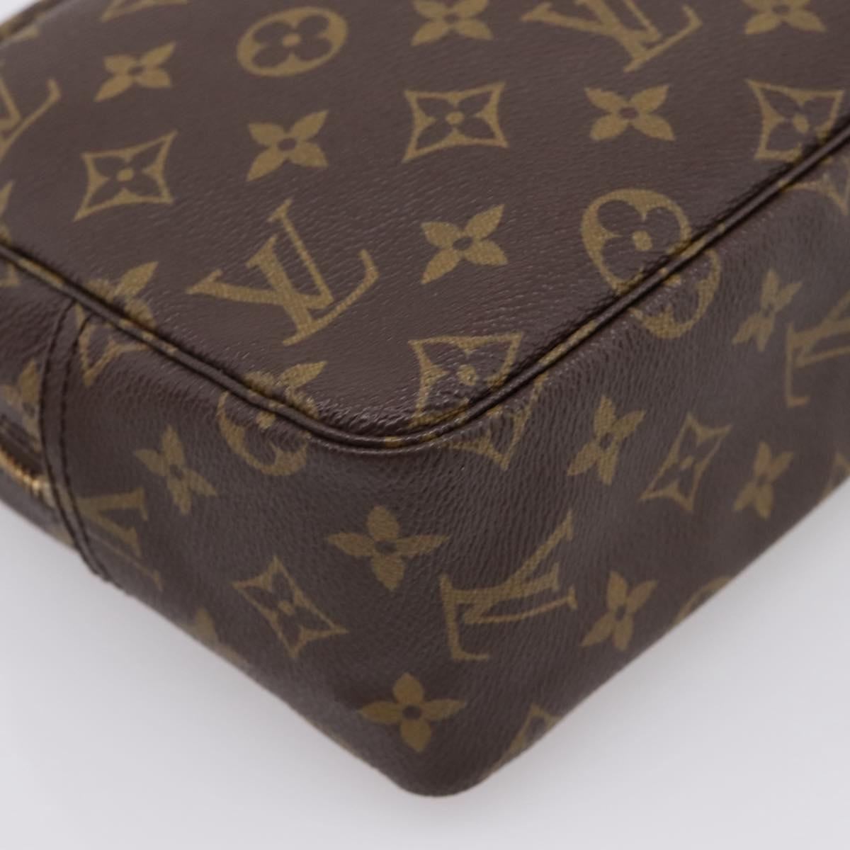 LOUIS VUITTON Monogram Trousse Toilette 28 Clutch Bag M47522 LV Auth 206246