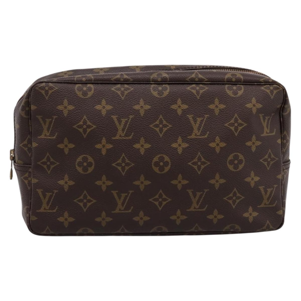 LOUIS VUITTON Monogram Trousse Toilette 28 Clutch Bag M47522 LV Auth 206246
