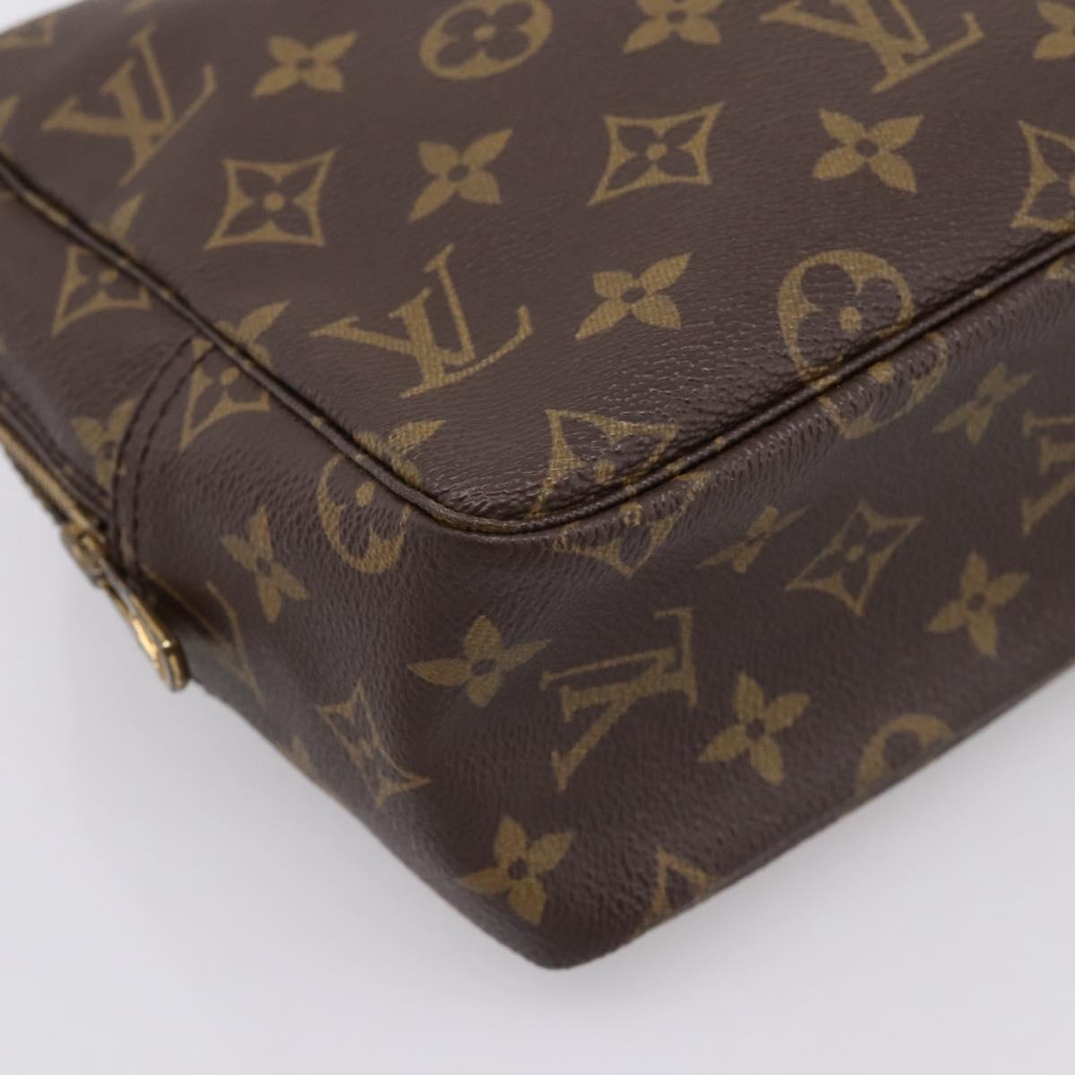 LOUIS VUITTON Monogram Trousse Toilette 28 Clutch Bag M47522 LV Auth 206246