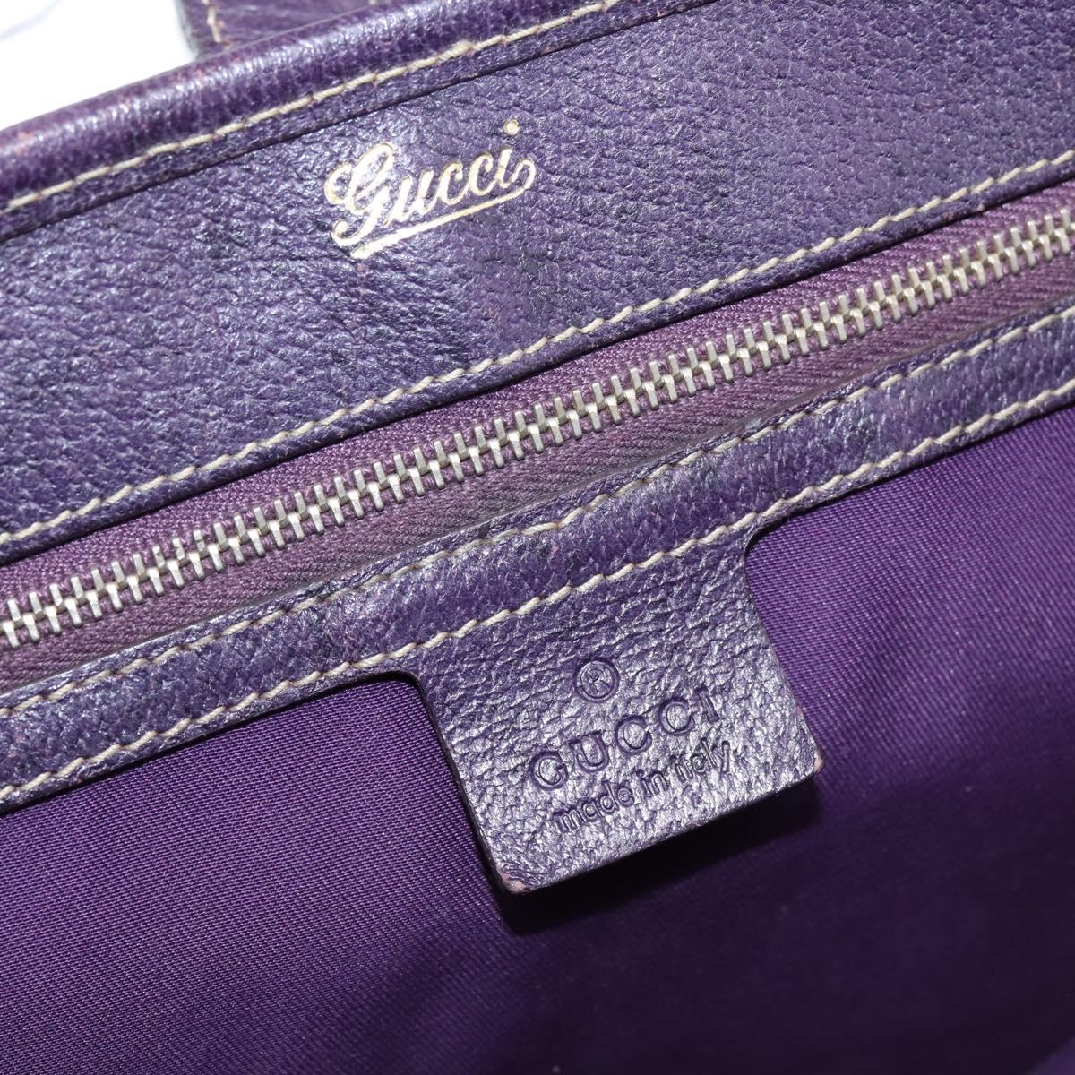 GUCCI GG Canvas New Jackie Hand Bag Beige Gold 145818 Auth 206247