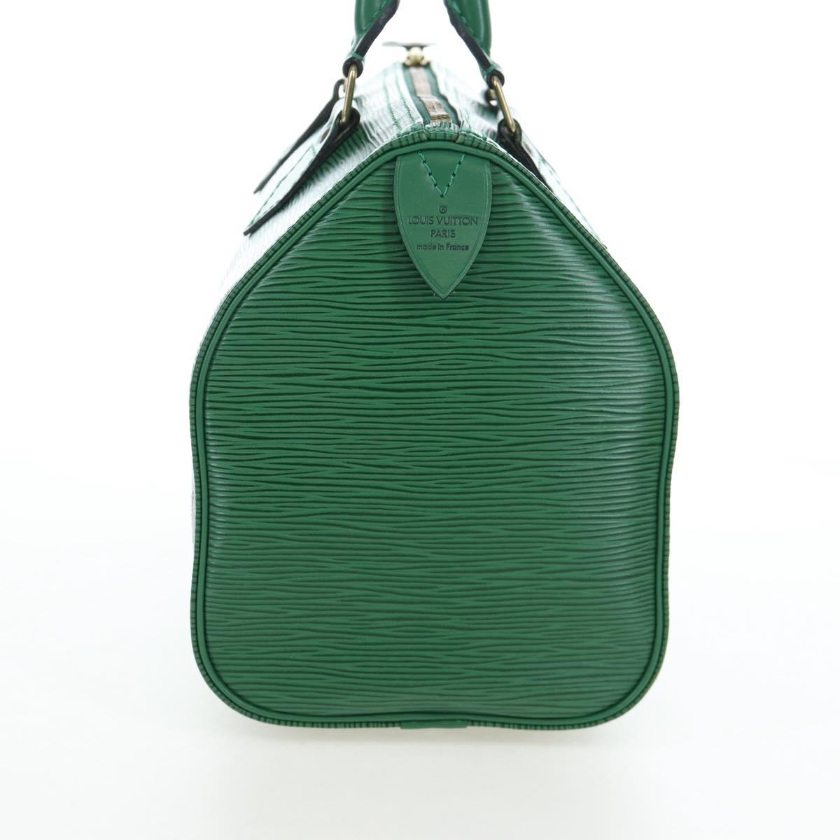 LOUIS VUITTON Epi Speedy 25 Hand Bag Borneo Green M43014 LV Auth 206255V