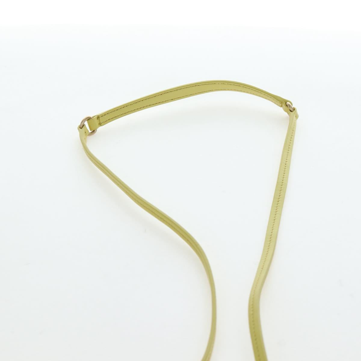 Miu Miu Wonder Hand Bag straw 2way Yellow Gold Auth 206257SAM