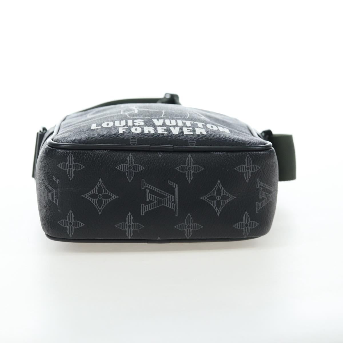 LOUIS VUITTON Monogram Eclipse DanubePM Shoulder Bag M43677 LV Auth 206267SAM