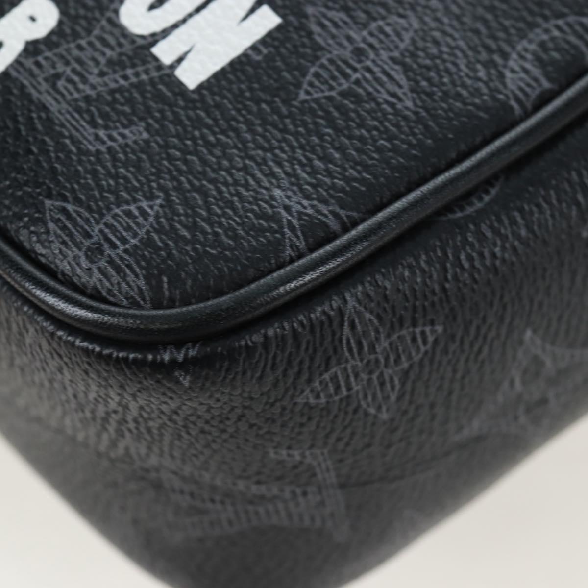 LOUIS VUITTON Monogram Eclipse DanubePM Shoulder Bag M43677 LV Auth 206267SAM