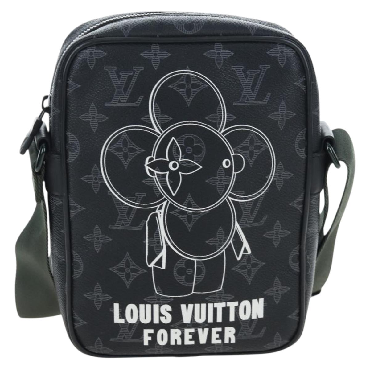 LOUIS VUITTON Monogram Eclipse DanubePM Shoulder Bag M43677 LV Auth 206267SAM