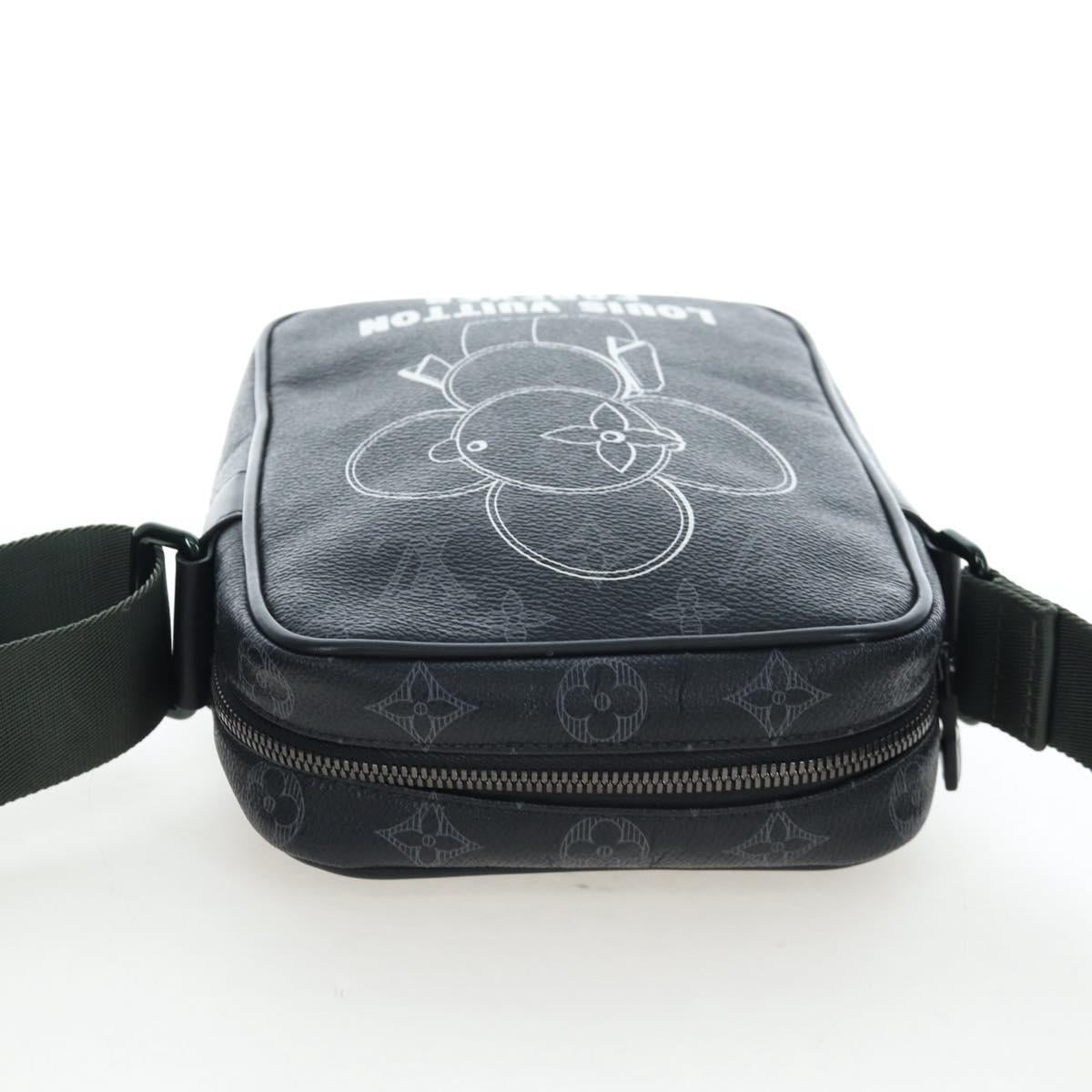LOUIS VUITTON Monogram Eclipse DanubePM Shoulder Bag M43677 LV Auth 206267SAM