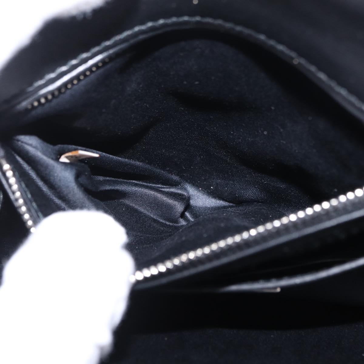 Miu Miu Shoulder Bag Leather Silver Auth 206274M