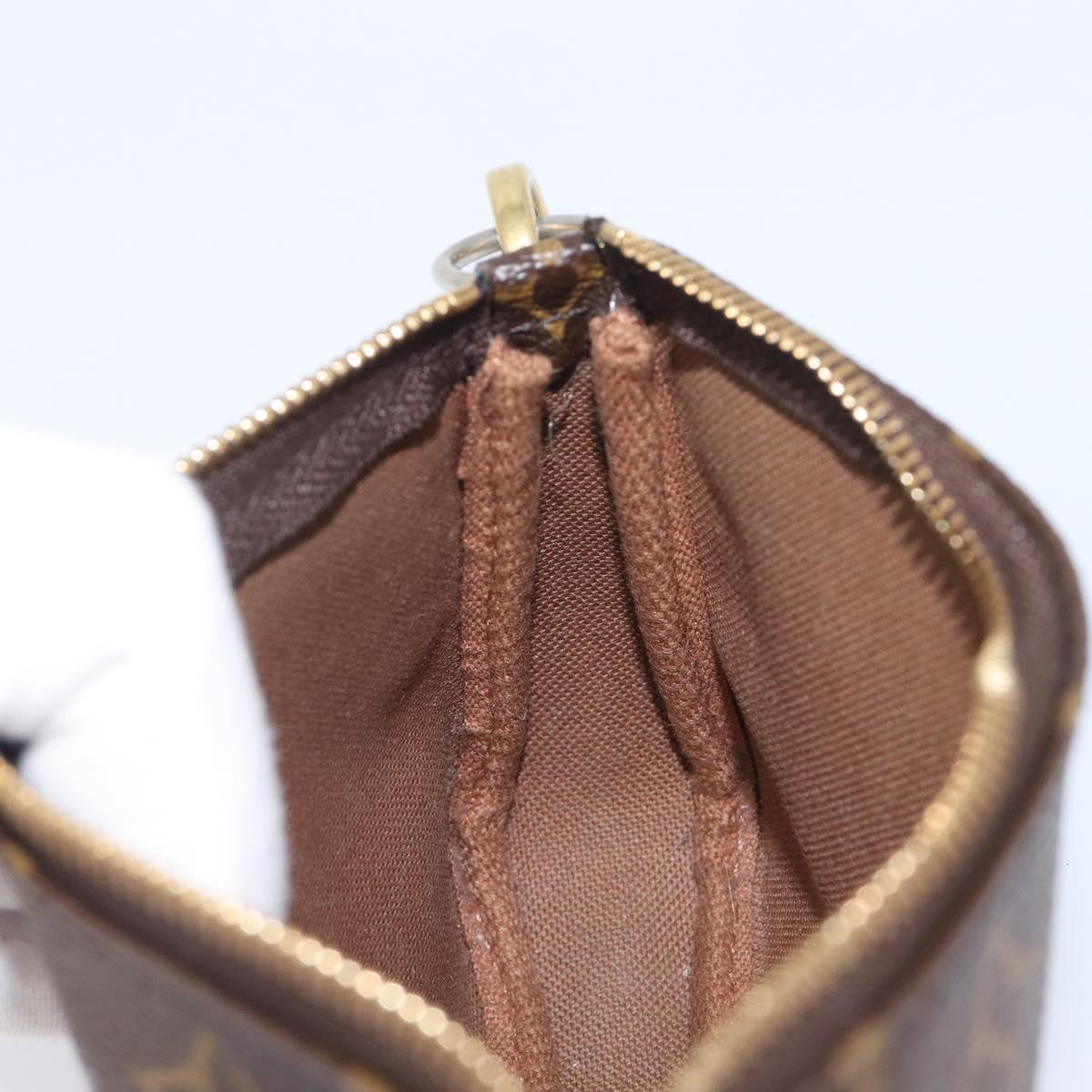 LOUIS VUITTON Monogram Bag print Mini Pochette Pouch M60245 LV Auth 206276M
