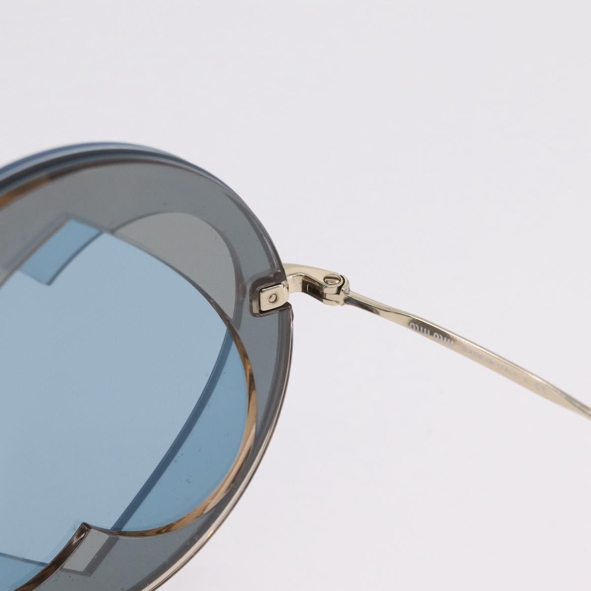 Miu Miu Sunglasses metal Silver Auth 206297A