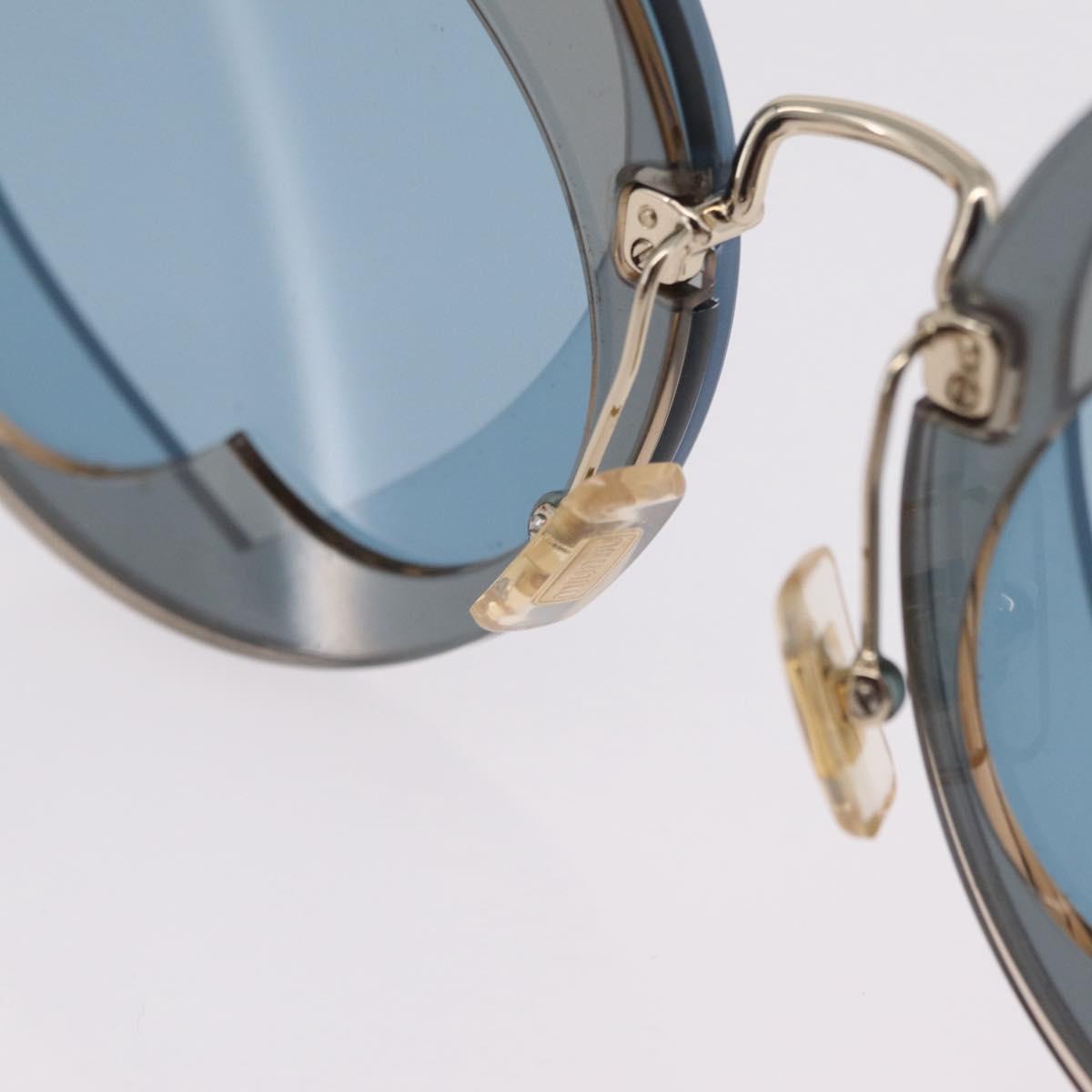 Miu Miu Sunglasses metal Silver Auth 206297A