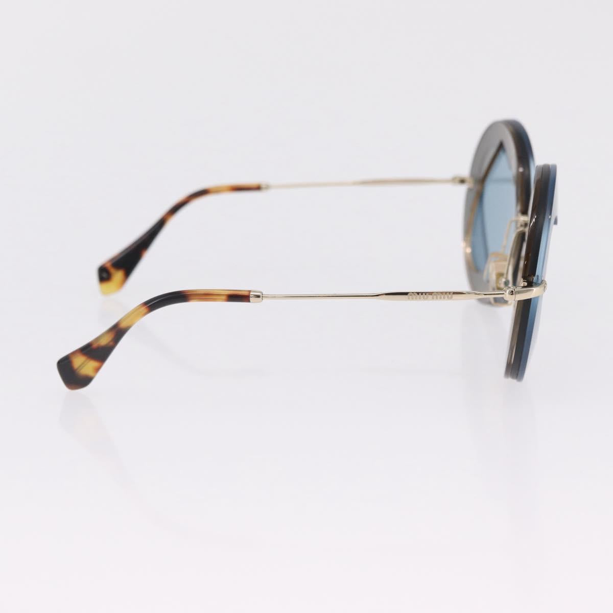 Miu Miu Sunglasses metal Silver Auth 206297A