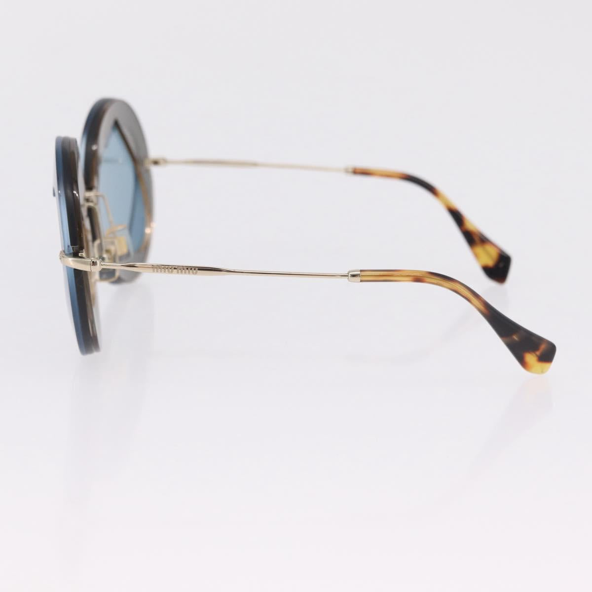 Miu Miu Sunglasses metal Silver Auth 206297A