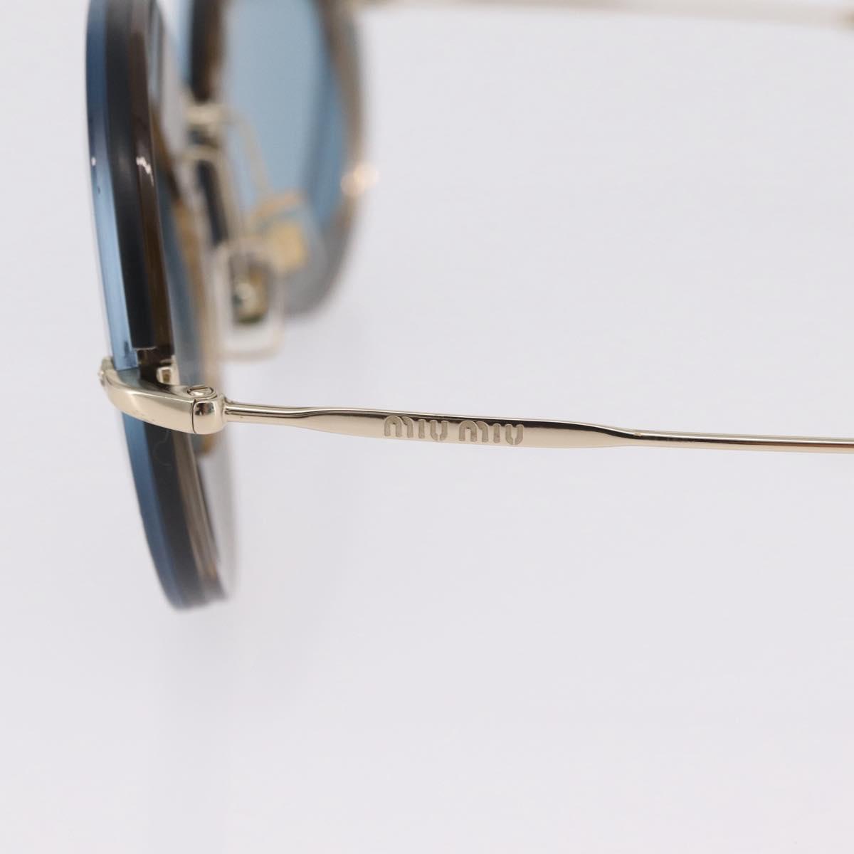 Miu Miu Sunglasses metal Silver Auth 206297A
