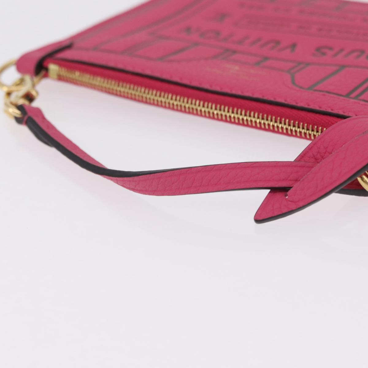LOUIS VUITTON Monogram Neverfull Inside Out MM Pouch Pouch Pink LV Auth 206301V