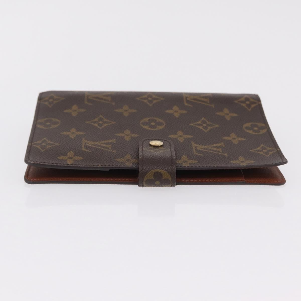 LOUIS VUITTON Monogram Agenda MM Day Planner Cover R20105 LV Auth 206302V