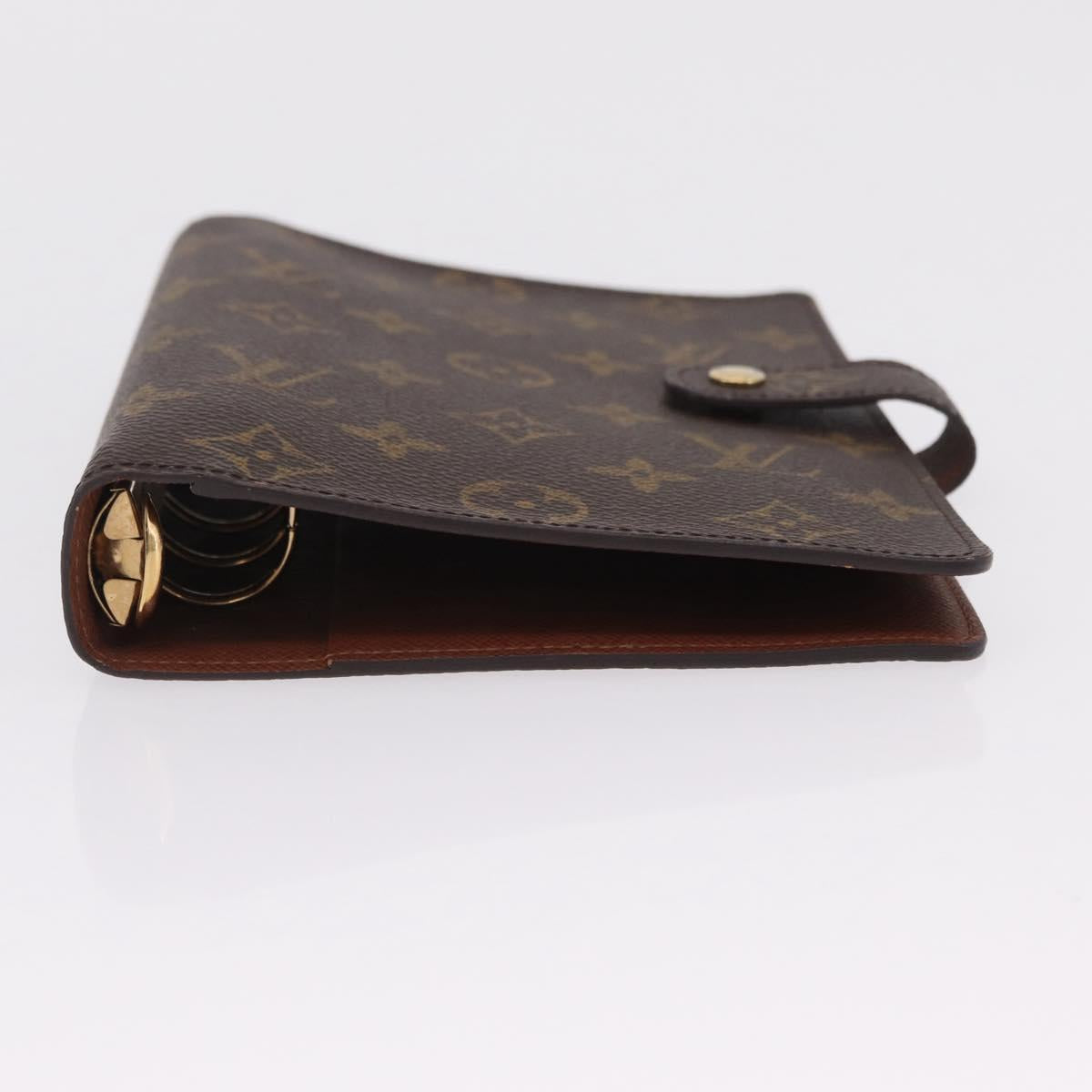 LOUIS VUITTON Monogram Agenda MM Day Planner Cover R20105 LV Auth 206302V
