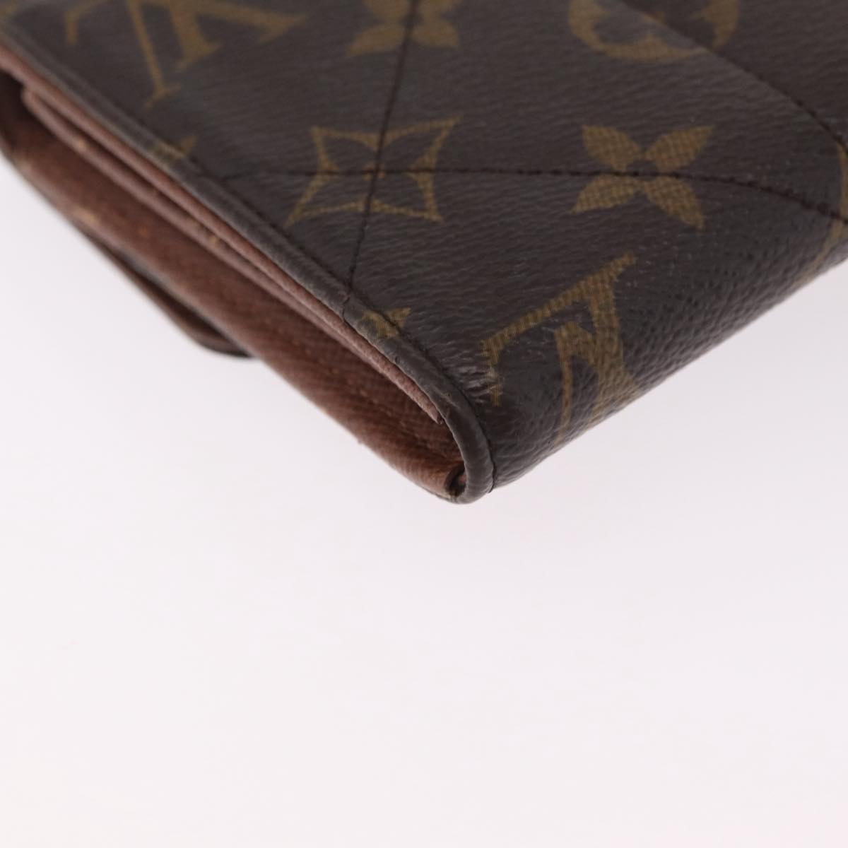 LOUIS VUITTON Monogram Etoile Portefeiulle Sarah Long Wallet M66556 Auth 206306
