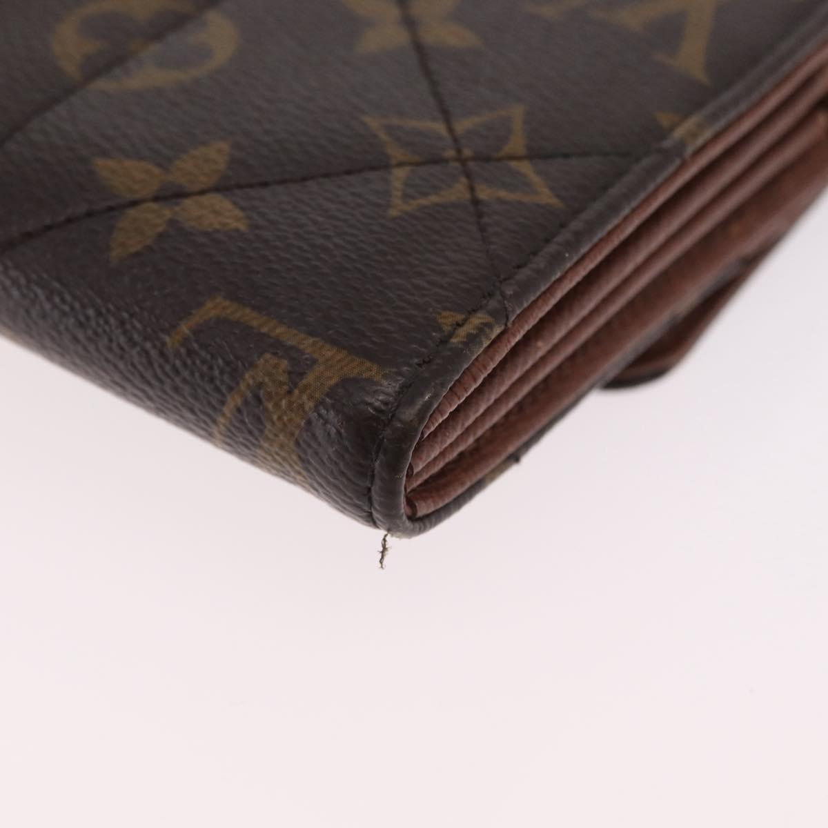 LOUIS VUITTON Monogram Etoile Portefeiulle Sarah Long Wallet M66556 Auth 206306